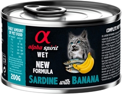 AlphaSpirit CAT Sardine with banana (Sardin med banan) dåse